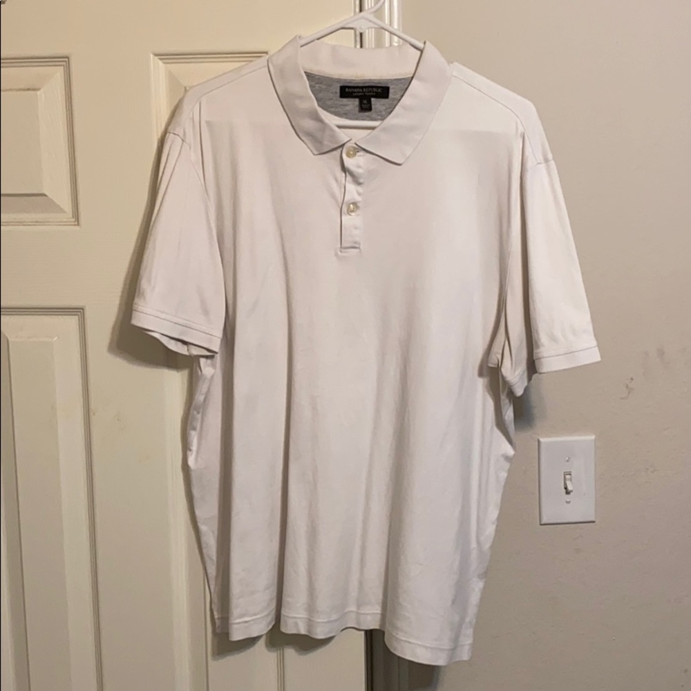 White Banana Republic Polo XL
